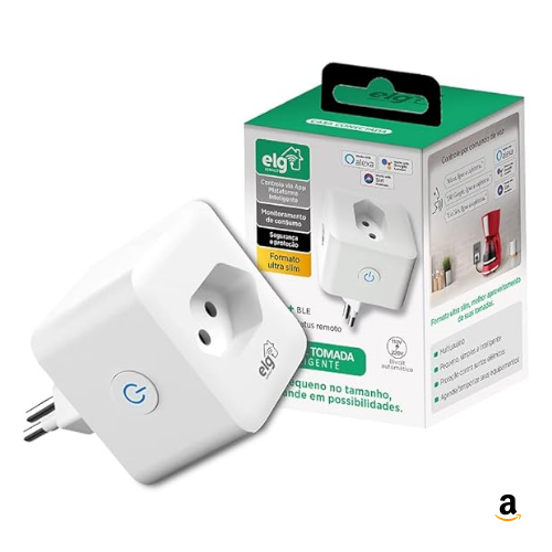 ELG SHPT400 Plug Tomada Inteligente Bivolt 16A Com Conex o Wi Fi E Elg shpt400 plug tomada inteligente bivolt 16a com conex o wi fi e